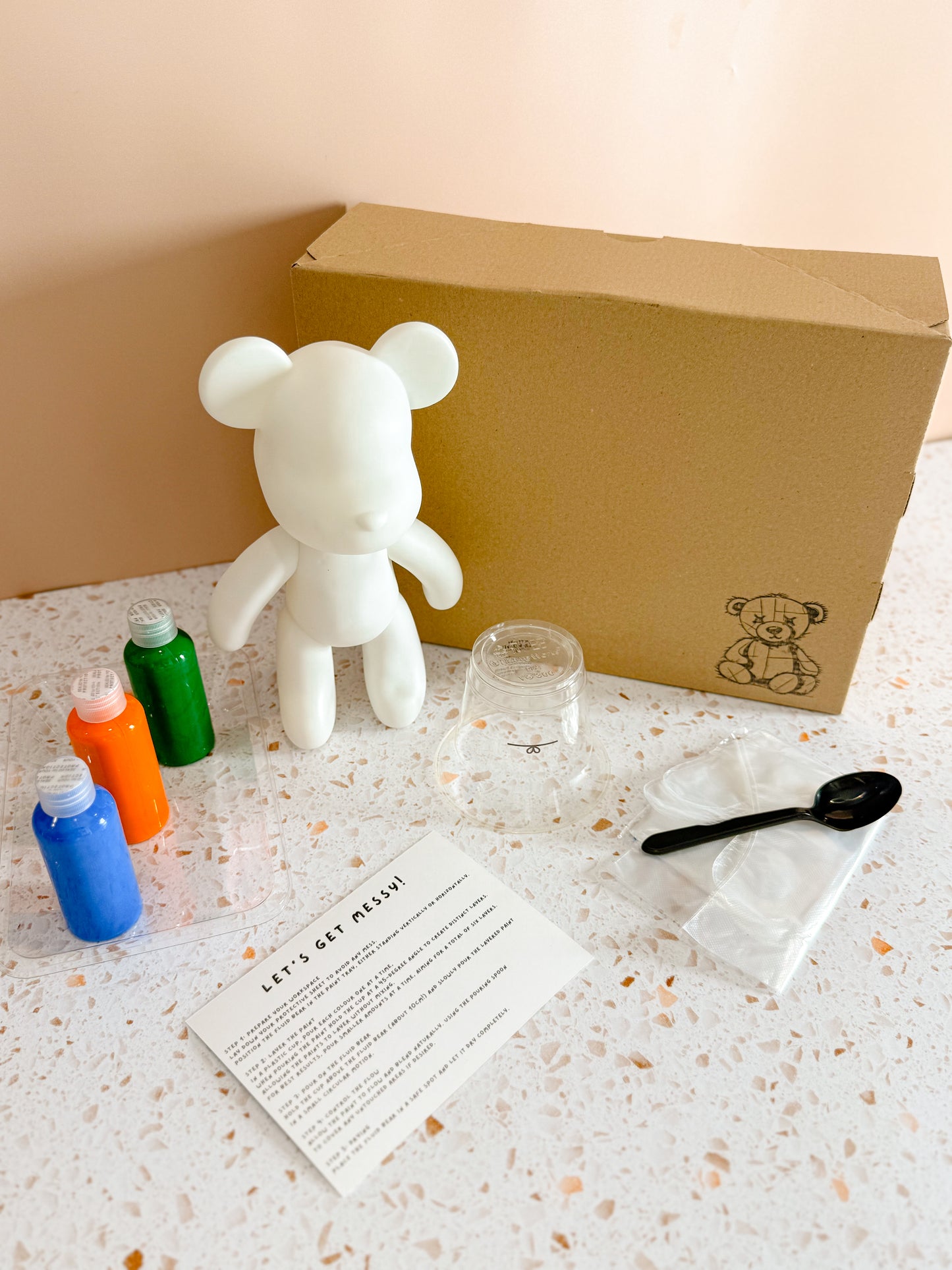 Paint Drip Bear Kit