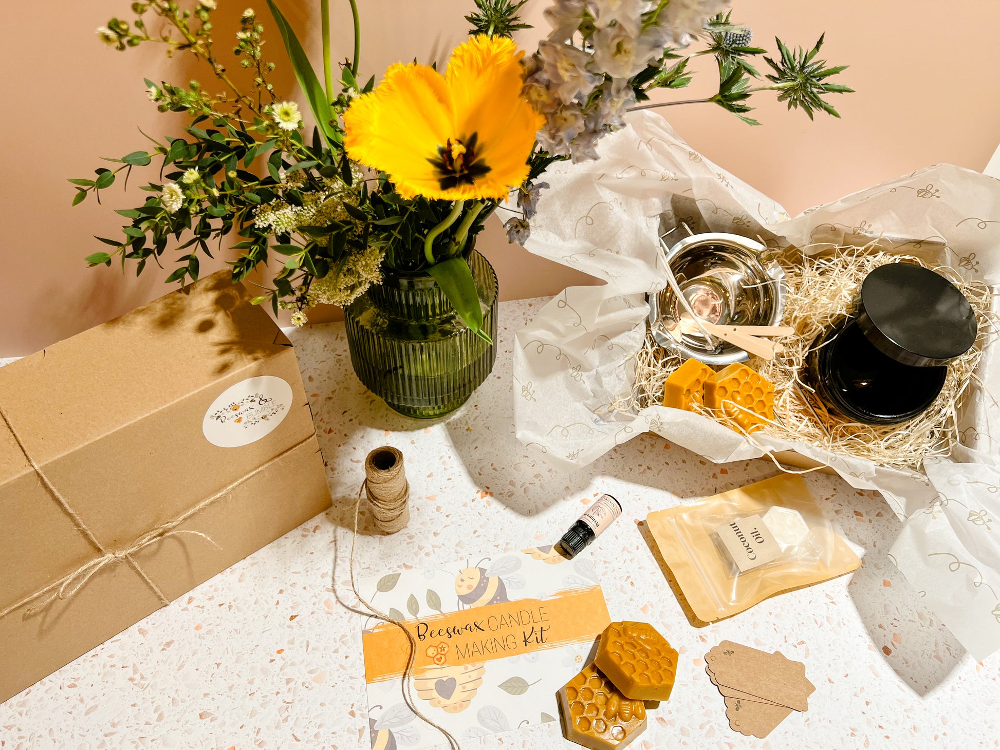 Make Your Own Beeswax Candles - Adult Craft Kits - Craft Kit Subscription Box