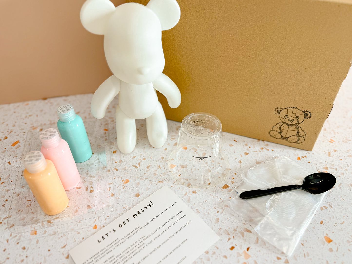 Paint Drip Bear Kit