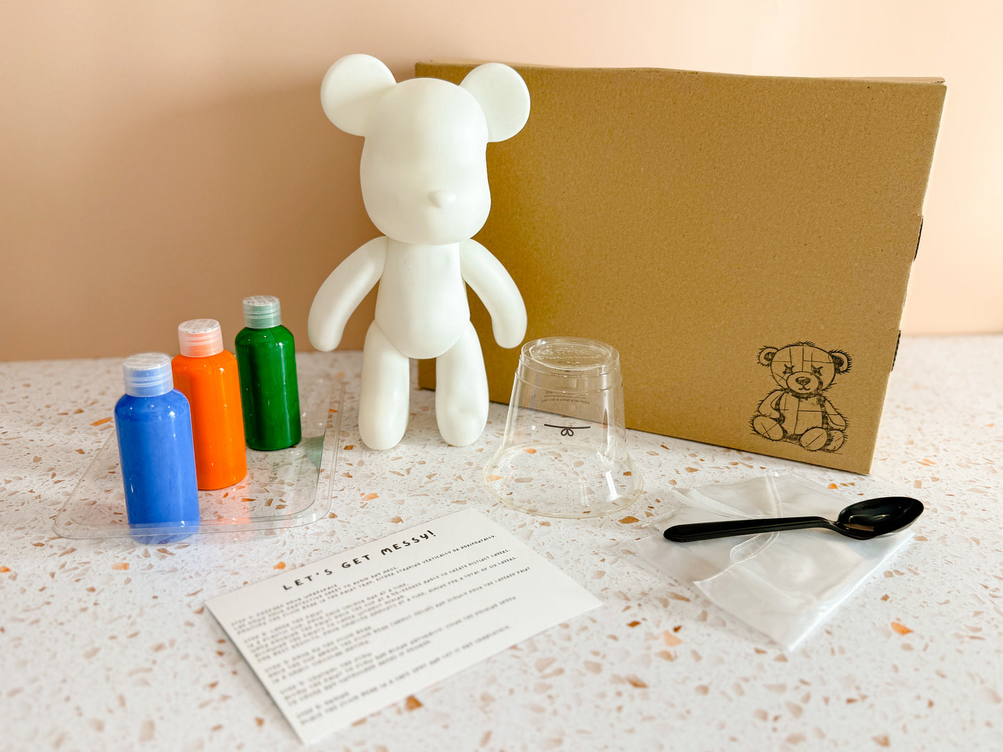 Paint Drip Bear Kit