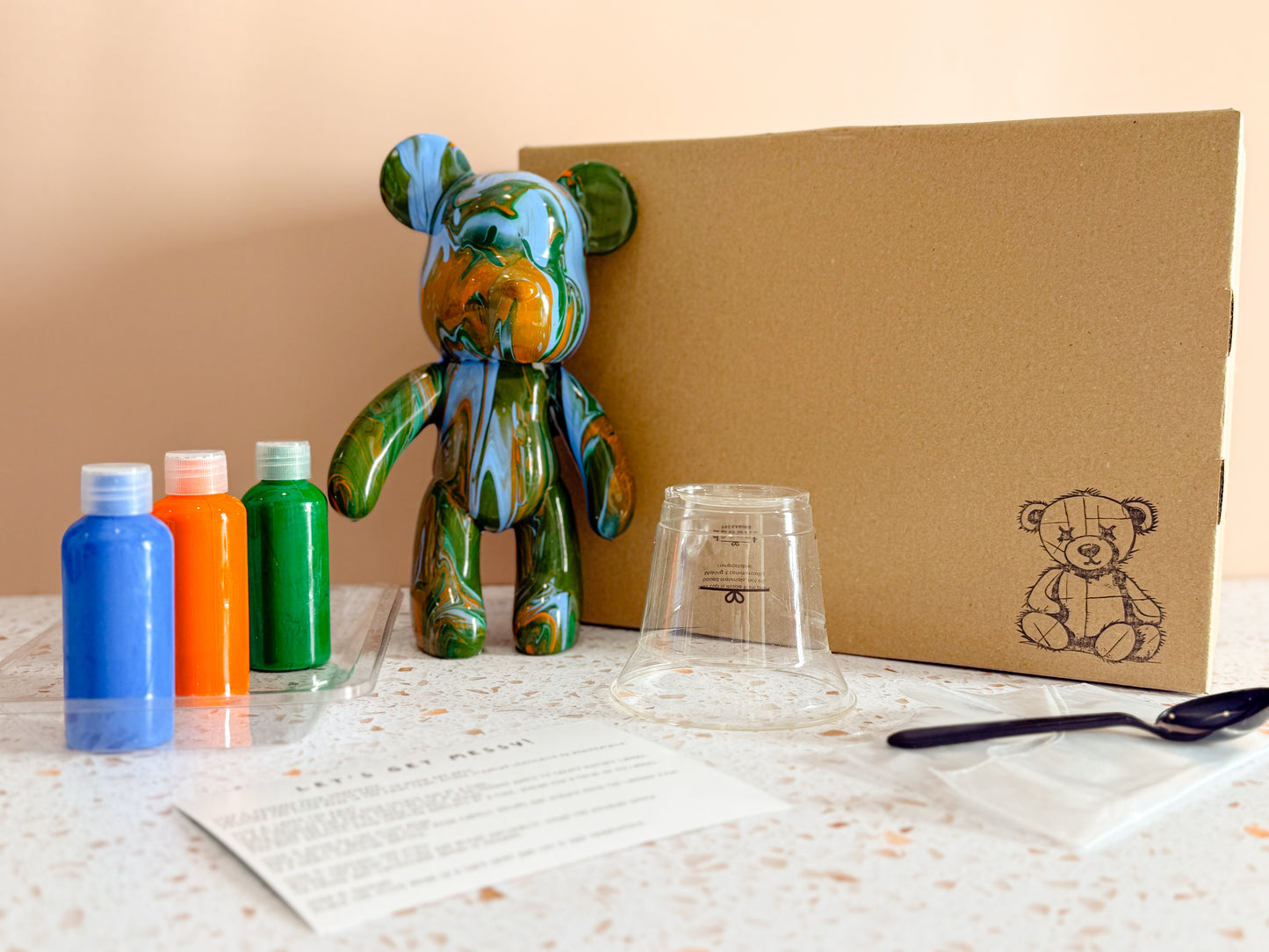 Paint Drip Bear Kit