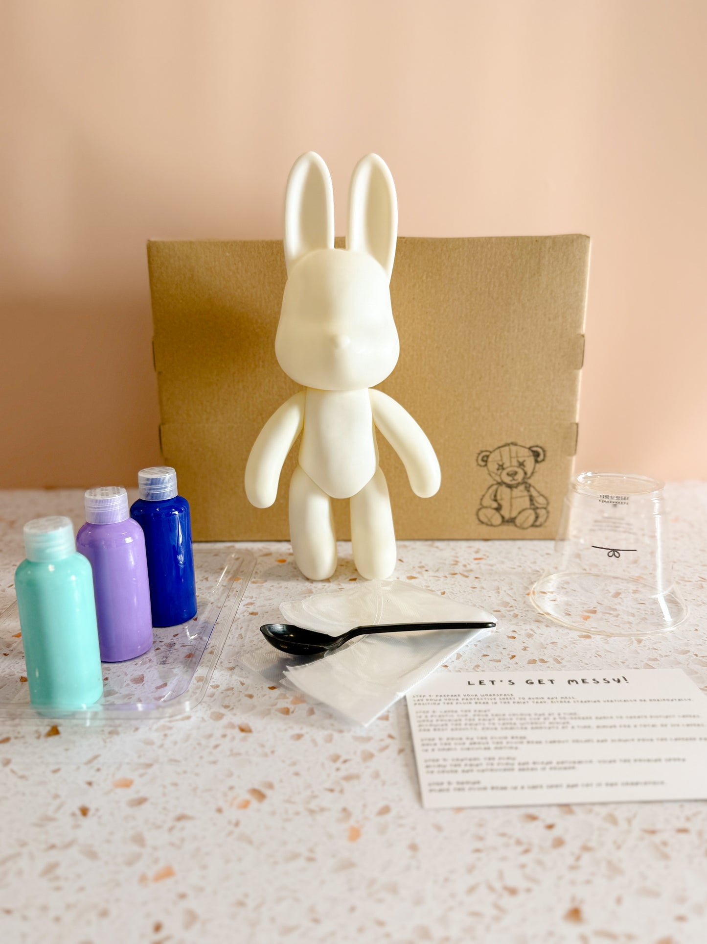 Paint Drip Bear Kit