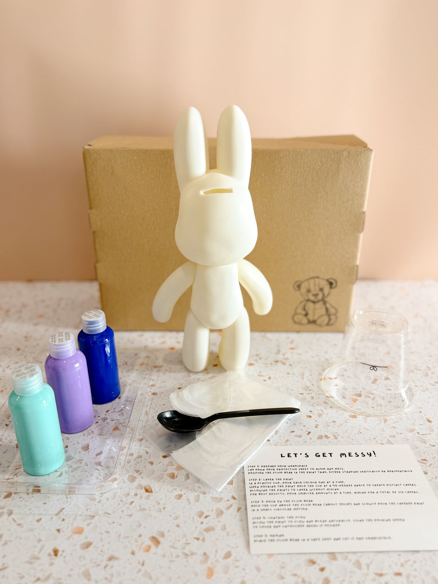 Paint Drip Bear Kit